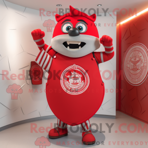 Red Celtic Shield mascot...