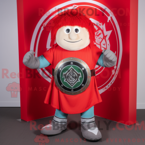 Red Celtic Shield mascot...