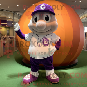 Lilla baseball bold maskot...