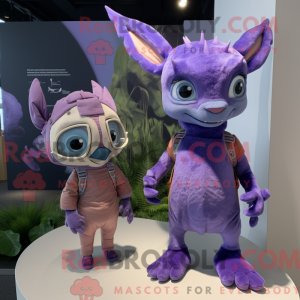 Lavendel Chupacabra maskot...