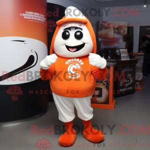 Postava maskota Orange Clam...