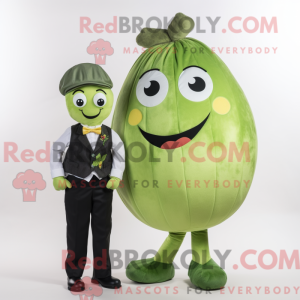 Olive Melon mascot costume...