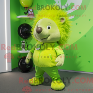 Limegrønn...