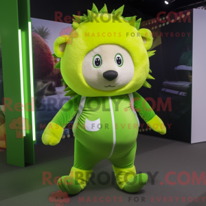 Postava maskota Lime Green...