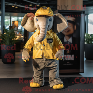 Gold Elephant mascot...