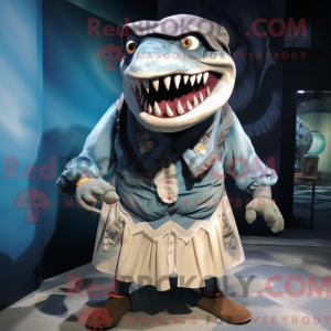 Megalodon mascottekostuum...