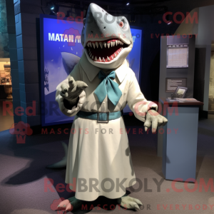 Megalodon maskot kostume...