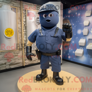 Navy Grenade mascot costume...