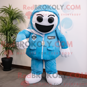 Sky Blue Doctor mascot...