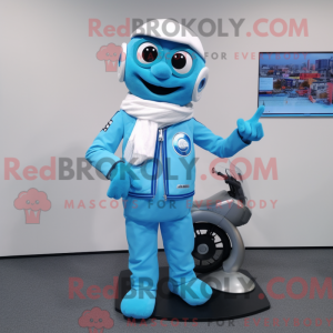 Sky Blue Doctor maskot...