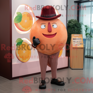 Brown Grapefruit mascot...