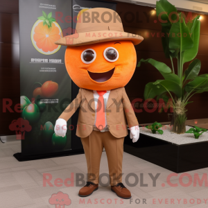 Brown Grapefruit mascot...