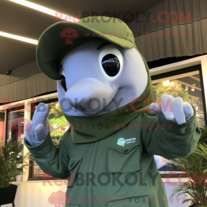 Postava maskota olivového...