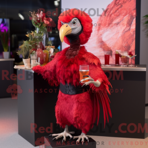 Postava maskota Red Vulture...