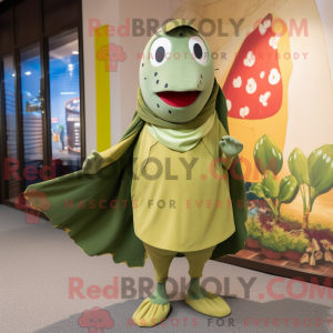 Oliven Stingray maskot...