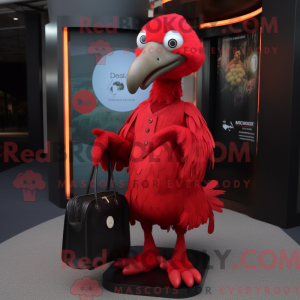 Red Dodo Bird mascot...