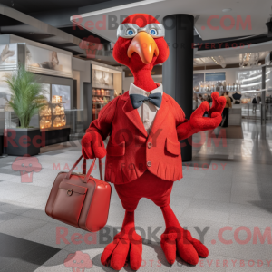 Red Dodo Bird mascot...