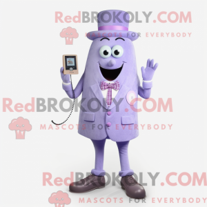 Lavendel telefon maskot...
