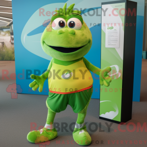 Lime grønn laks máscara de...