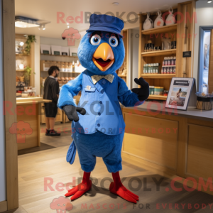 Blue Pheasant mascot...