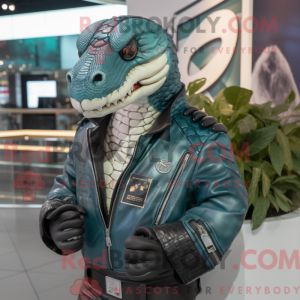 Cyan Anaconda mascot...