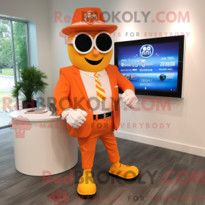 Orange Attorney mascot...