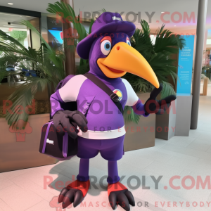 Purple Toucan mascot...