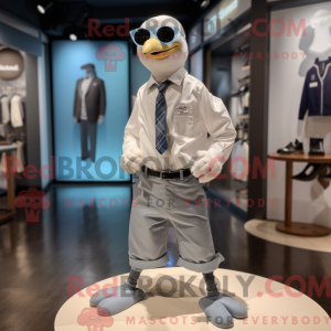 Sølv Albatross maskot...