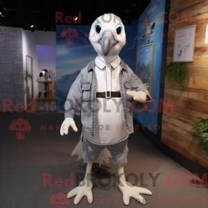 Sølv Albatross maskot...