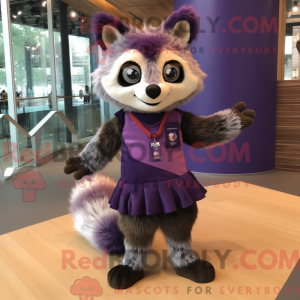 Lilla vaskebjørn maskot...