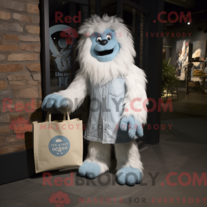 White Yeti mascot costume...