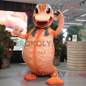 Peach Titanoboa Maskottchen...