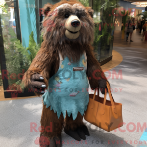 Rust Sloth Bear mascot...