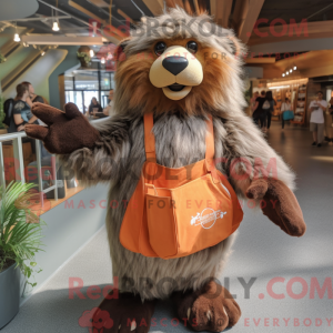 Rust Sloth Bear mascot...