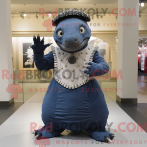 Navy Glyptodon mascot...