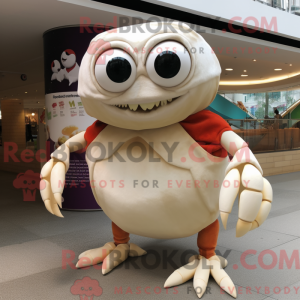 Cream Crab mascot costume...