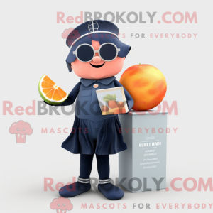 Navy Grapefruit mascot...