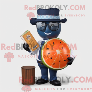 Navy Grapefruit mascot...