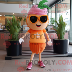 Peach Queen Maskottchen...