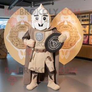 Tan Celtic Shield maskot...
