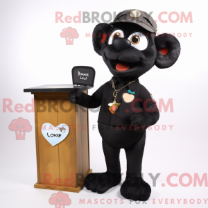 Black Love Letter mascot...