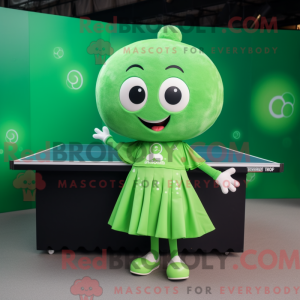 Groene pingpongtafel...