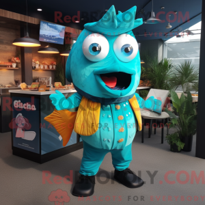 Turquoise Fish And Chips...