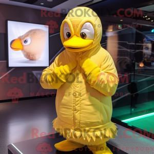 Postava maskota žluté...