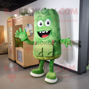 Groene lasagne mascotte...