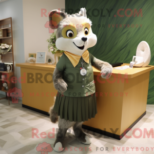 Maskottchenkostüm Olive Fox...