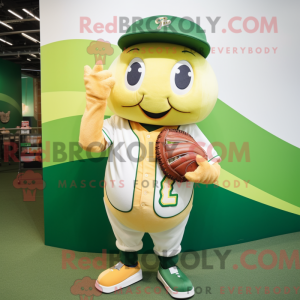 Gold Green Bean mascot...