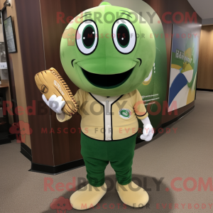 Gold Green Bean mascot...
