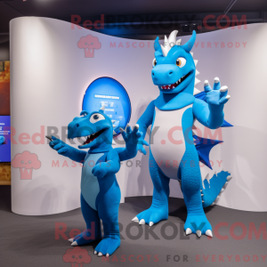 Maskottchenkostüm Blauer...