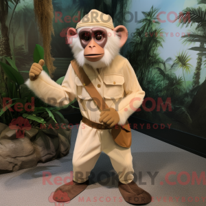 Creme Capuchin Monkey...